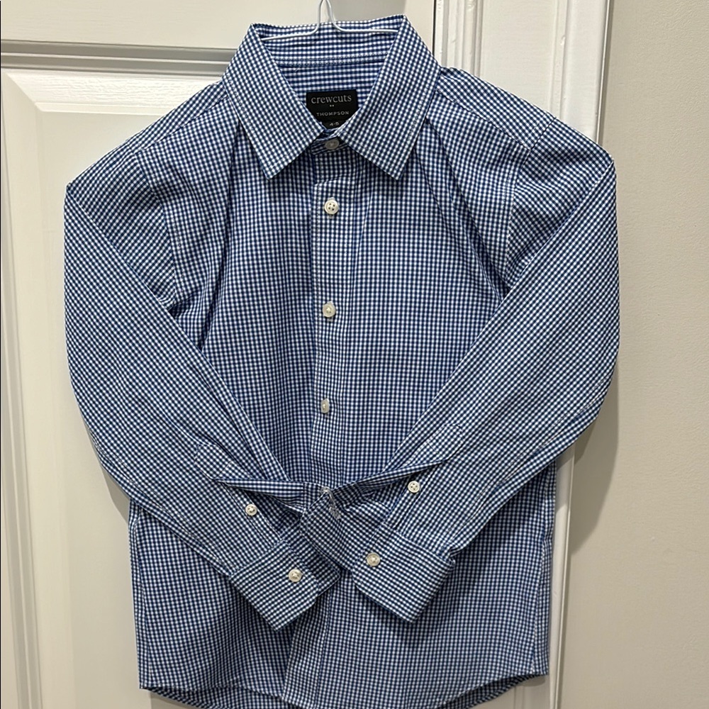 Crewcuts Blue Checkered Men's Shirt